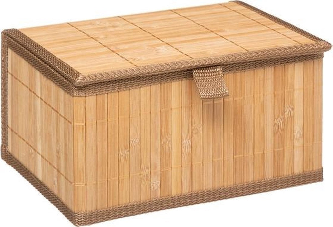 5Five bamboe opbergdozen met deksel – set van 3, bruin – foto 3