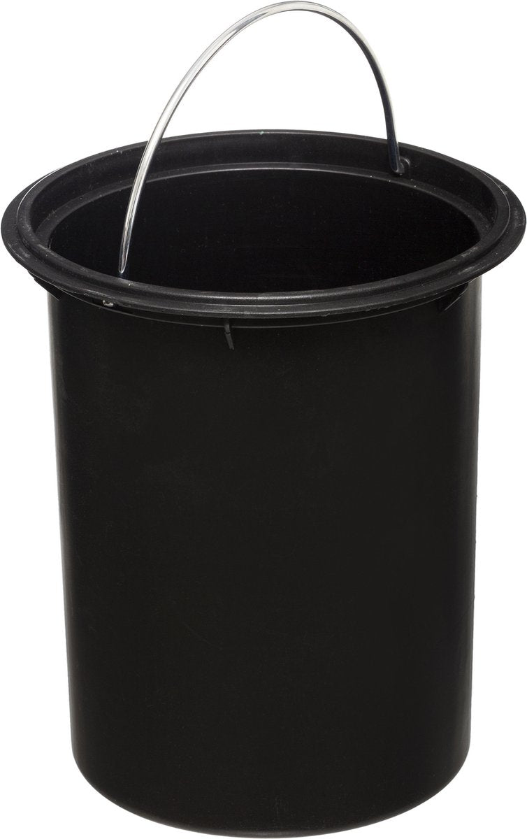 Poubelle - poubelle à pédale gris anthracite métal 3 litres