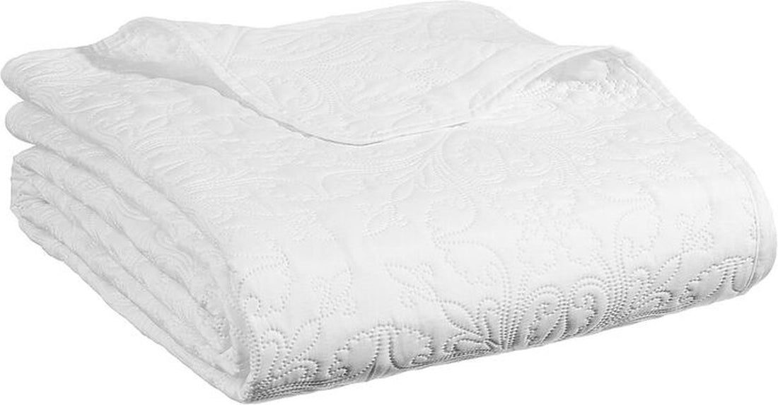 Bedsprei Arabic ivoor – dubbelzijdige sprei voor tweepersoonsbed, 260 x 240 cm