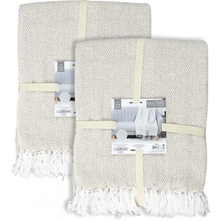 Decke Beige 125x150cm