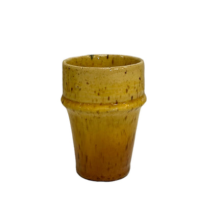 Marokkanische Keramikbecher Sandfarbe 80 ml
