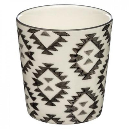 Tasse schwarz/weiß
