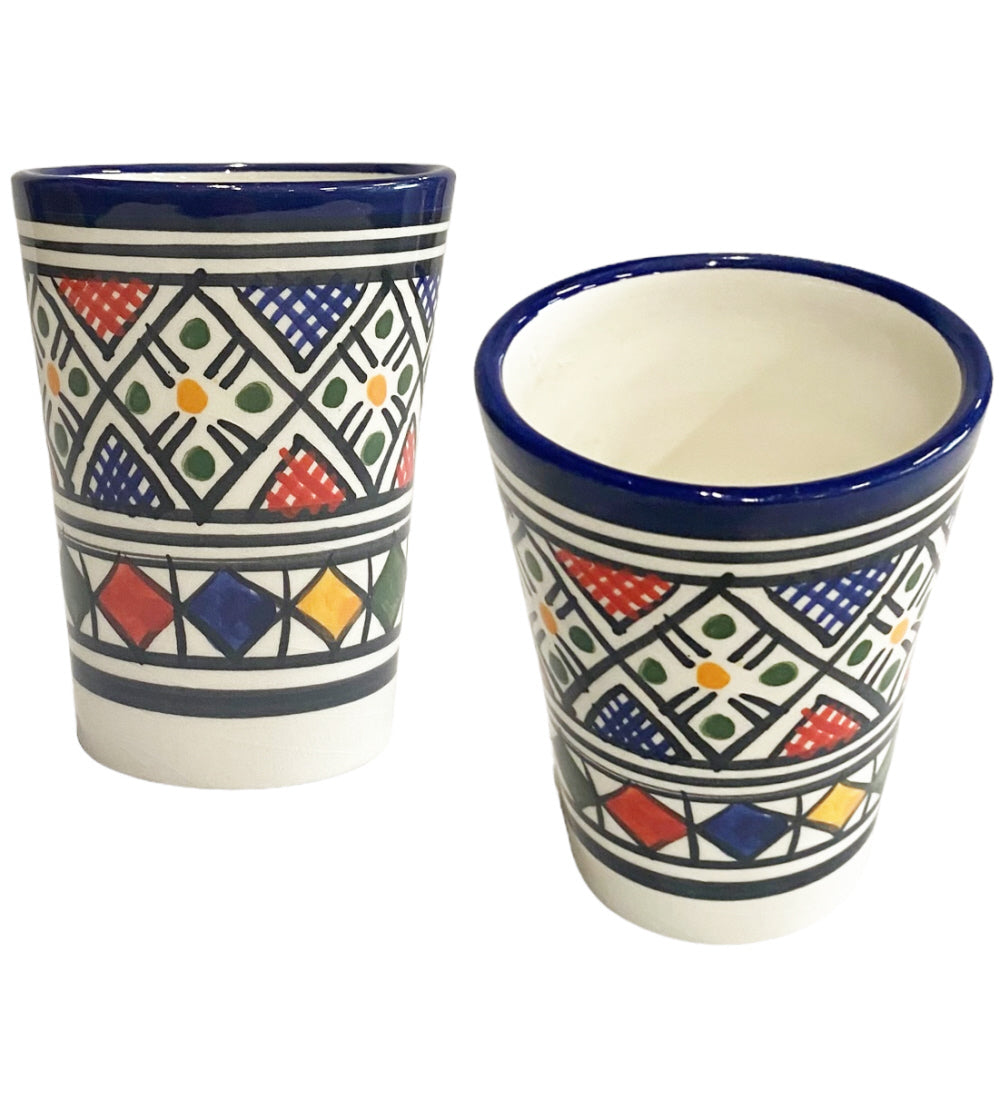 Lot de 2 tasses marocaines