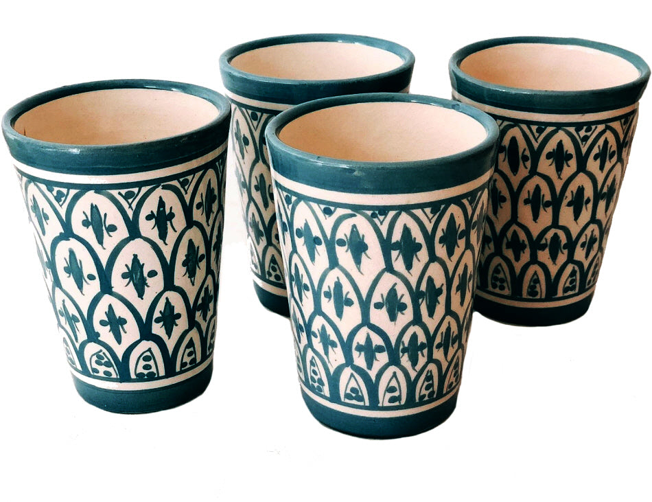 Tasses en céramique marocaines