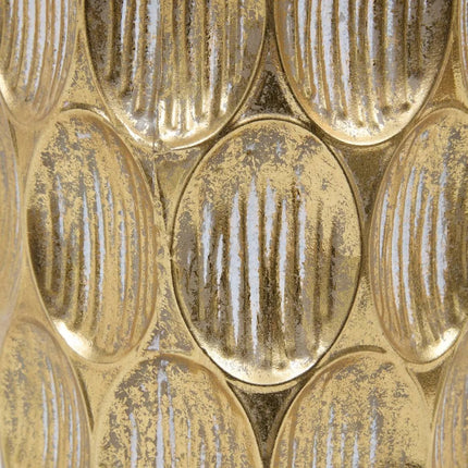 Belli Atmosphera Vase - Gold - Gusseiserne Blumenvase H41 cm - Dekorative Zierkanne - Nostalgisches Design - Anmutige Vase - 1.1KG