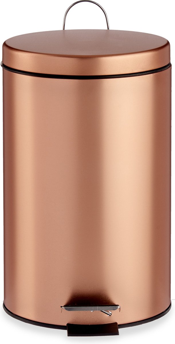 Berilo Pedal Bin - copper-coloured - metal - trash can