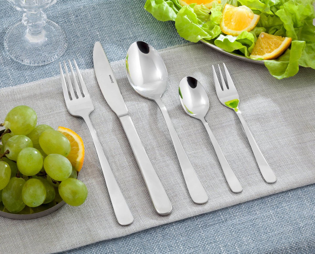 Service de couverts – 12 personnes – 72 pièces – Coffret de rangement de luxe – 18/10 – Kinghoff 3509