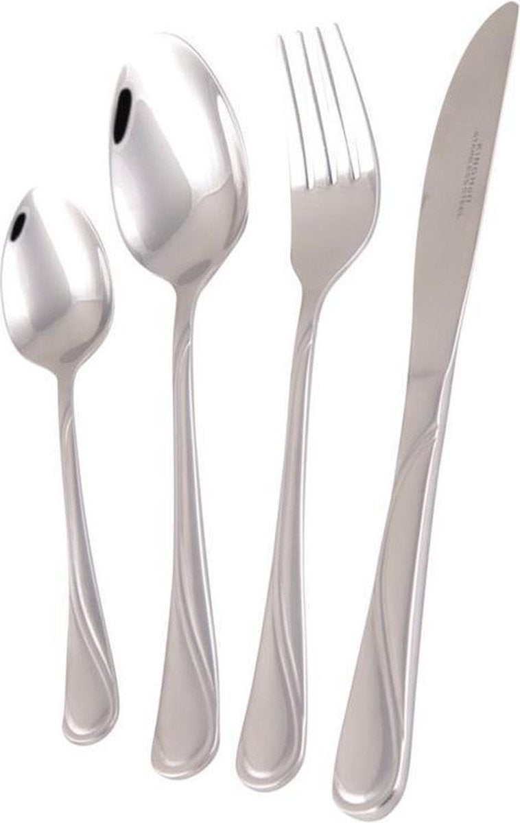 Ensemble de couverts - 12 personnes - 72 pièces - Coffret à couverts de luxe