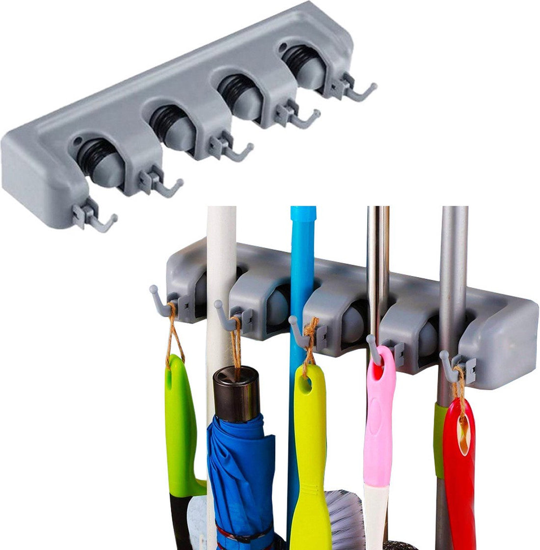 Broom holder - Broom storage system - Broom hanger