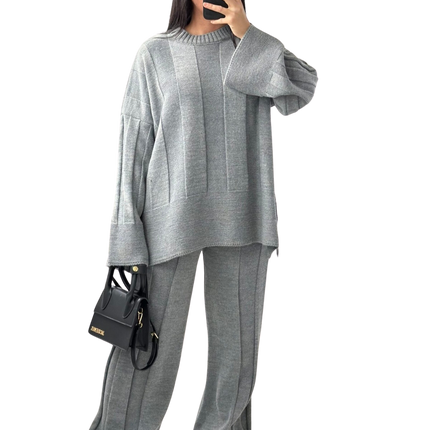 Nina Twinset – Oversized Gemütliches Set – Einheitsgröße