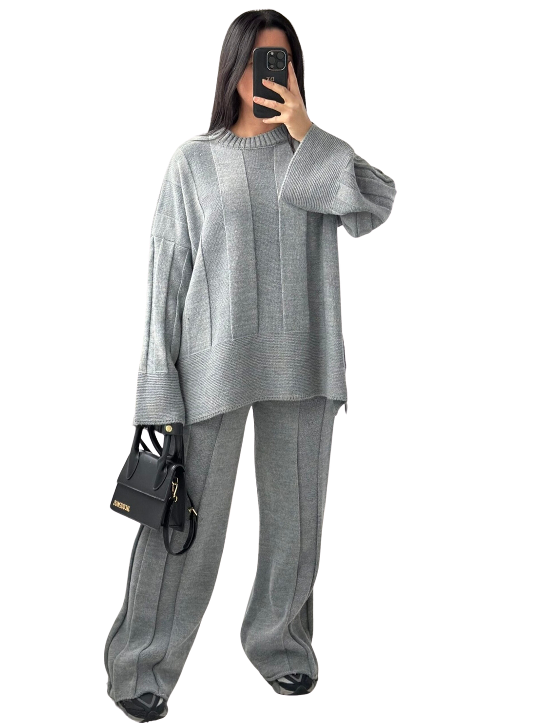 Nina Twinset – Ensemble Confortable Oversize – Taille Unique