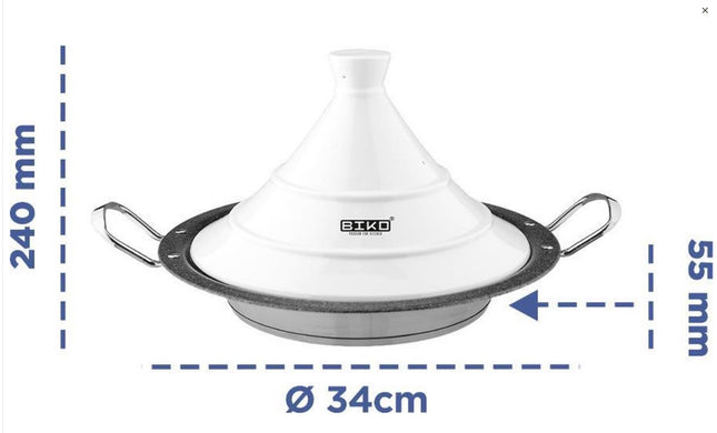 Tajine Fes - Antihaft-Marmor-Beschichtung - Induktions-Tajine Ø 34 cm