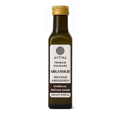 AYTiRA Kulinarisches Arganöl – 100% Rein & Bio – Premium Speise-Arganöl – 250ml