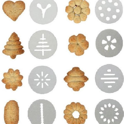 Kinghoff 1363 - Biscuit koekjes spuit - Staal