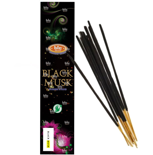 Bâtonnets d'encens musc noir
