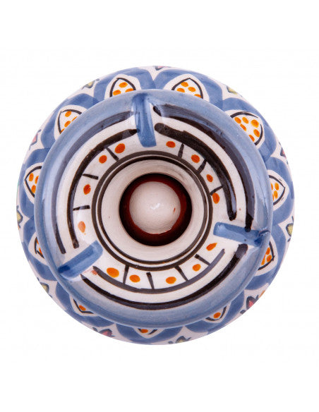 Turquoise blue ashtray