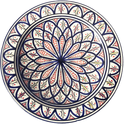 Marokkanische Schale Handgefertigt 35 cm