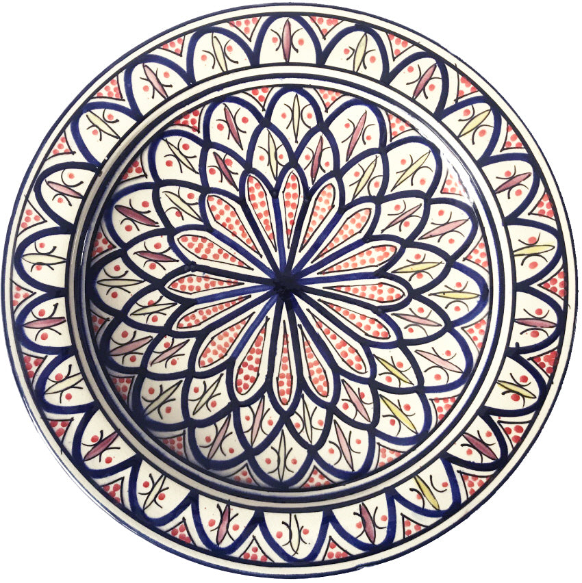 Plat Marocain Fait Main 35 cm