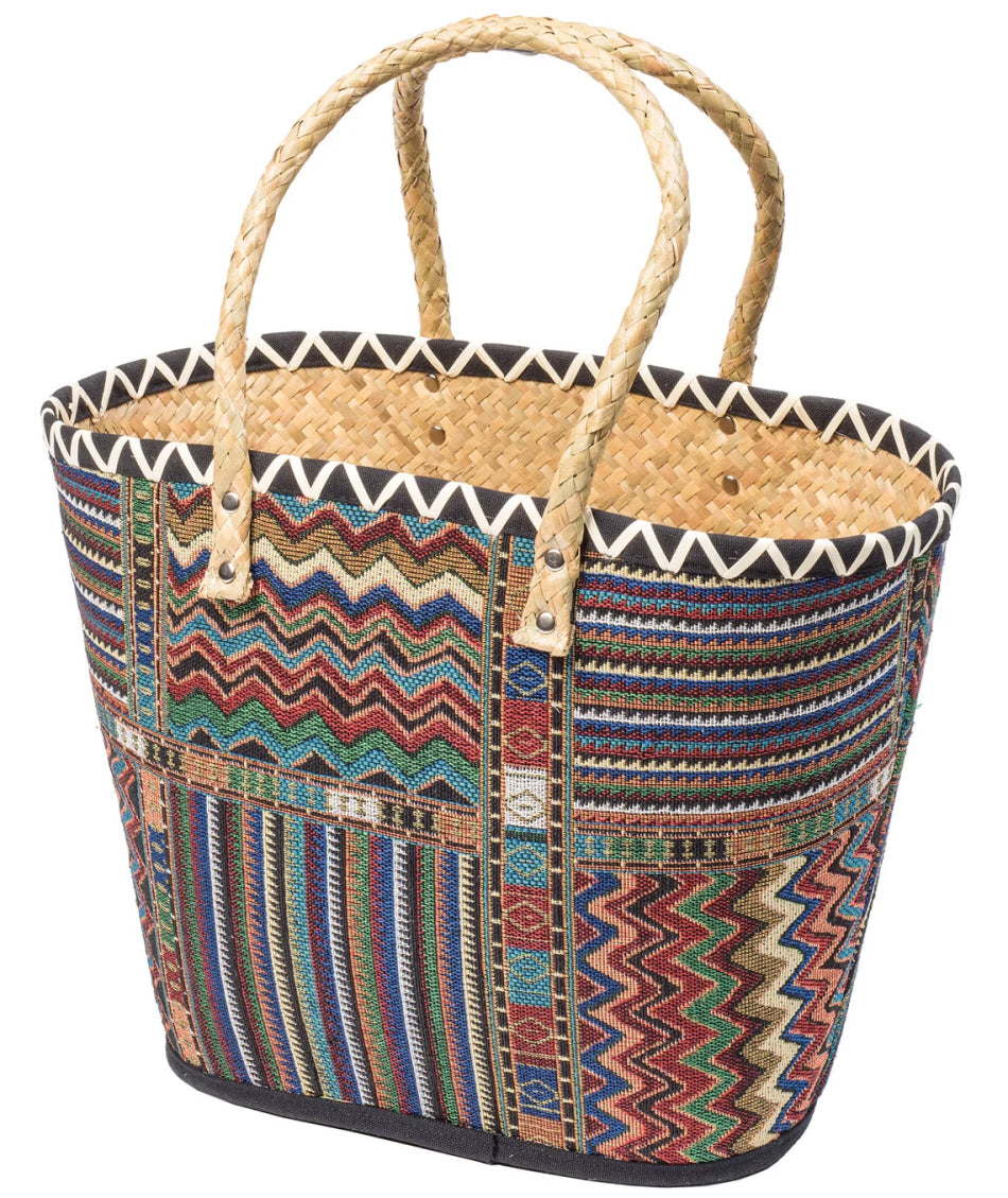Colorful beach bag | shopping bag | shoulder bag, storage basket