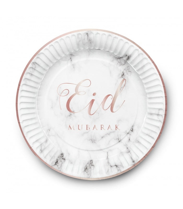 MARBLE EGG PLATE (6 PIECES)