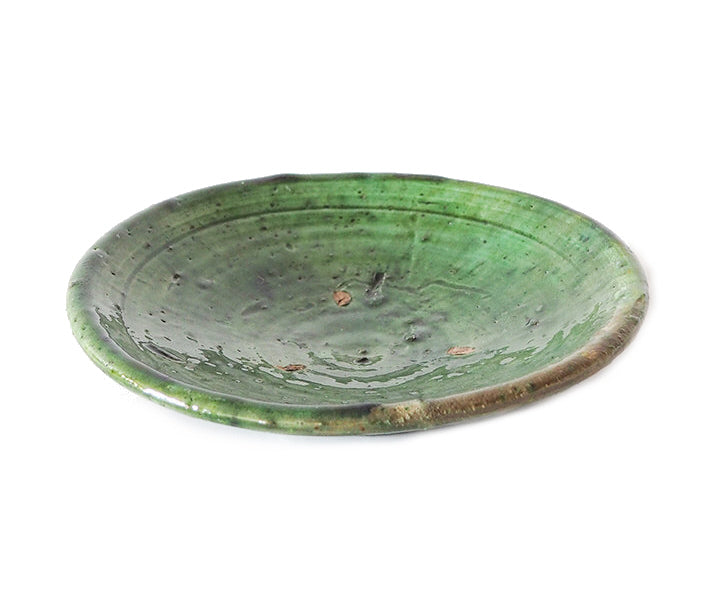 Assiette marocaine Tamegroute Medium verte 20 cm