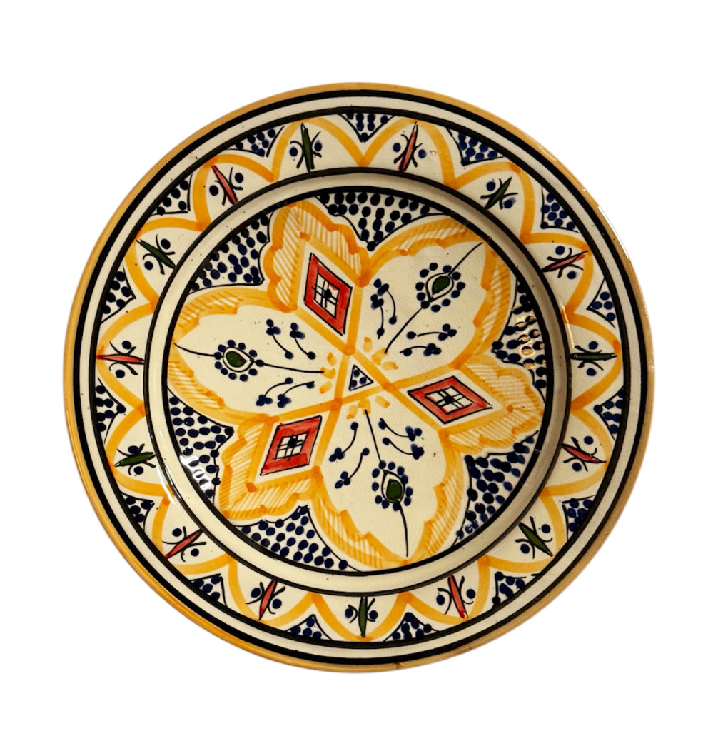 Assiette marocaine en céramique 26 cm