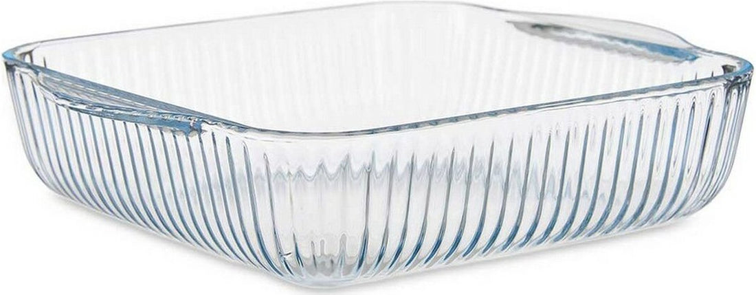Plat de cuisson Optica Verre borosilicate transparent (21,5 x 6 x 25,2 cm)