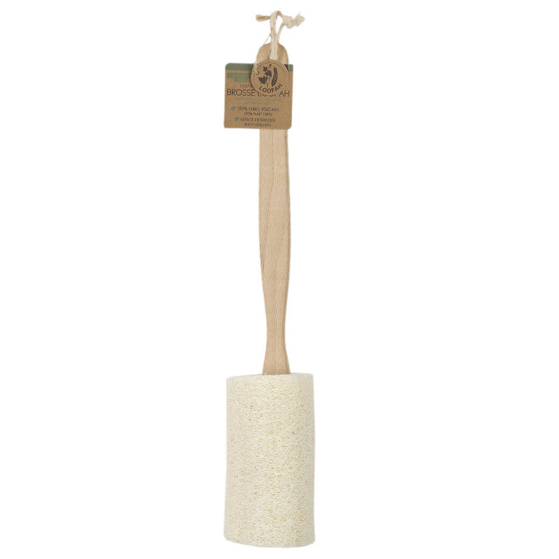 Natural back brush