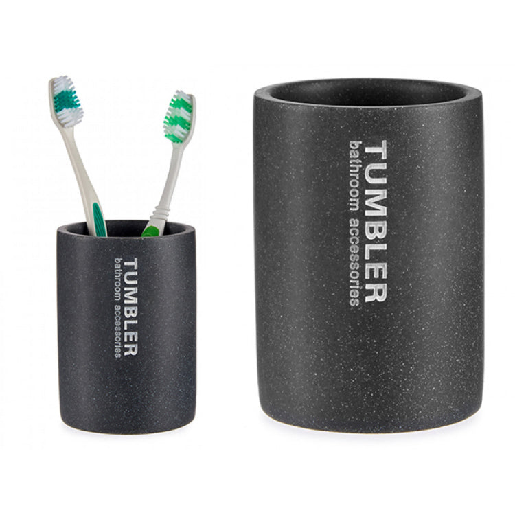 Toothbrush holder Grey resin