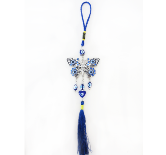 Pendentif œil bleu grand maléfique