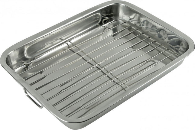 Braadblik, Bakplaat met Grill Rooster - 40 x 29.5 x 5.5 cm