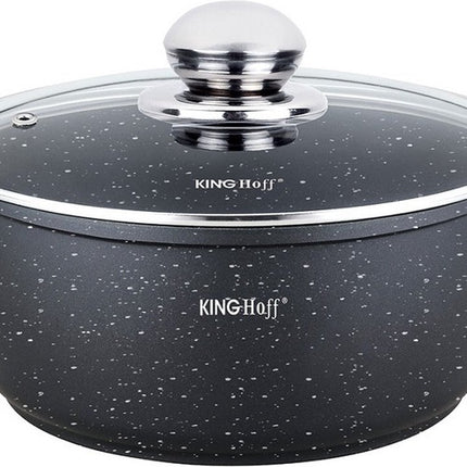 Kinghoff - Bratentopf - mit Aromaknopf - 20 cm - 2,3 Liter
