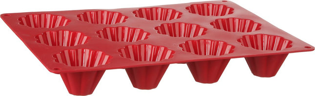 Silikon-Briocheformen 34,5 x 23,2 x 4 cm für 12 Briocheförmchen