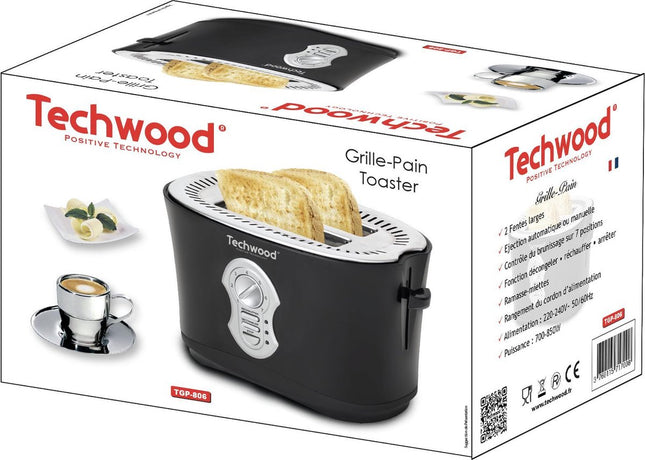 Techwood - Toaster - 2-Schlitz