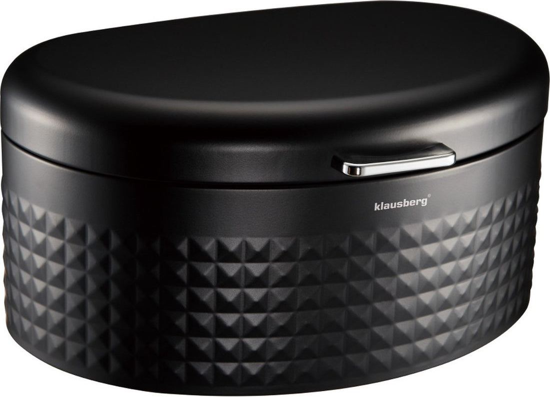 Klausberg 7577 - Bread bin black - oval
