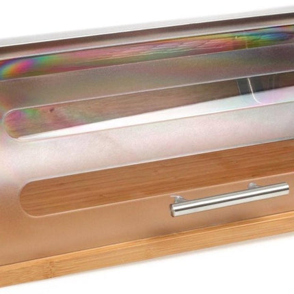 Brotdose Bambus mit Deckel – 39 x 28,5 x 14,5 cm