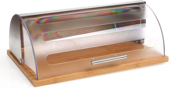 Brotdose Bambus mit Deckel – 39 x 28,5 x 14,5 cm