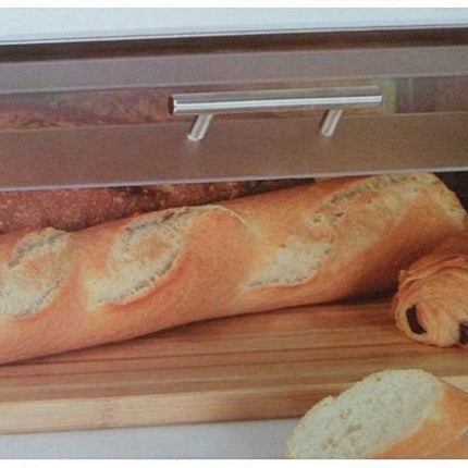 Brotdose Bambus mit Deckel – 39 x 28,5 x 14,5 cm