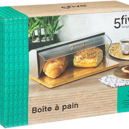 Brotdose Bambus mit Deckel – 39 x 28,5 x 14,5 cm