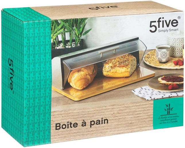 Brotdose Bambus mit Deckel – 39 x 28,5 x 14,5 cm
