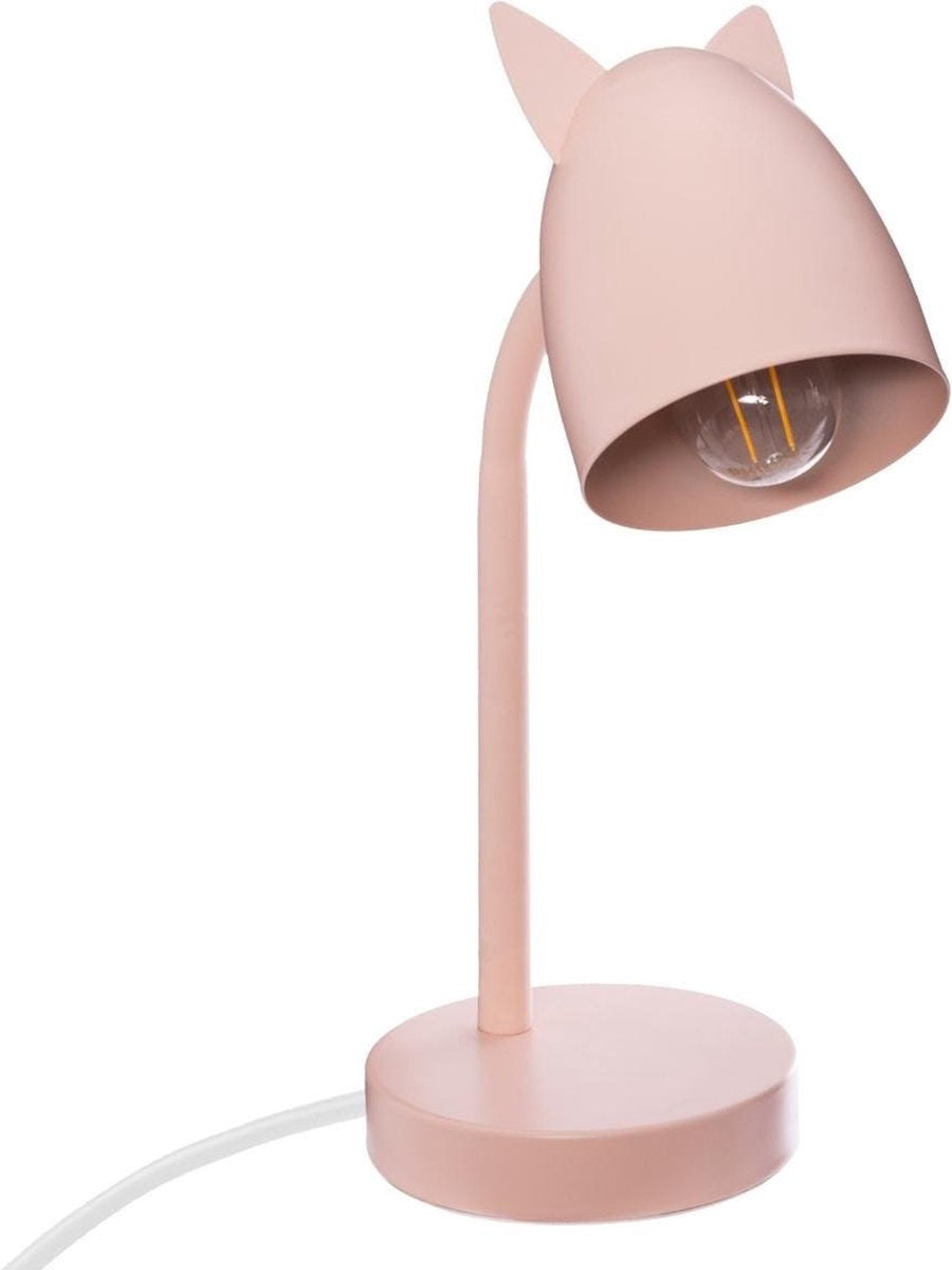 Lampe de bureau avec Oreilles - 18 x 12,5 x 31 cm - Rose