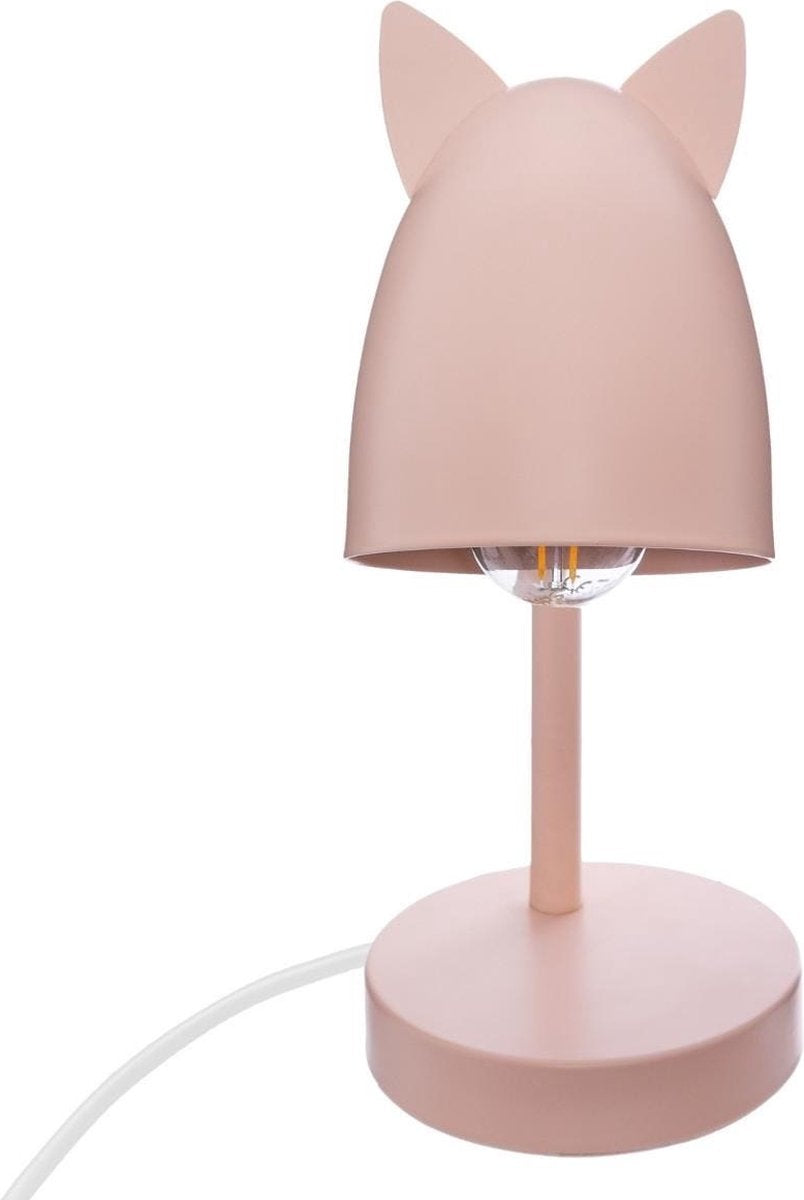 Lampe de bureau avec Oreilles - 18 x 12,5 x 31 cm - Rose