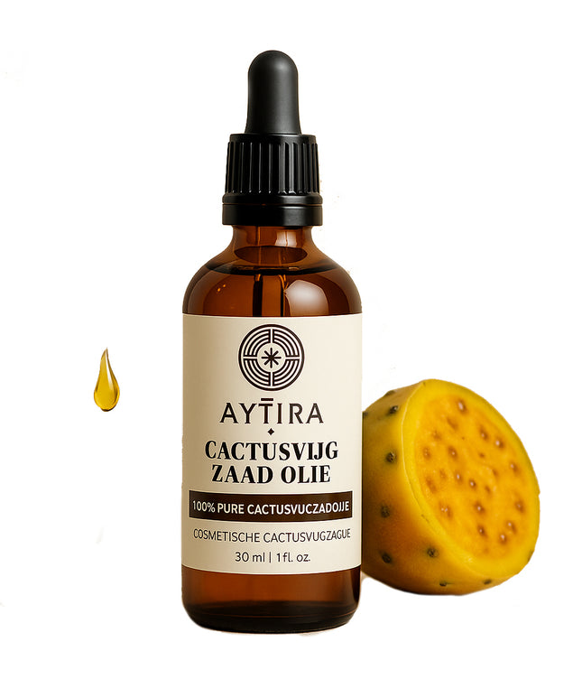 AYTIRA Kaktusfeigenkernöl – 100 % rein, biologisch & kaltgepresst | Luxuriöse Anti-Aging-Hautpflege