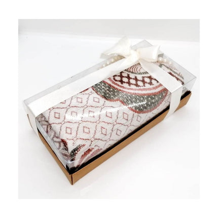 Cadeau Gebedskleed + Tasbeeh Doosje Wit