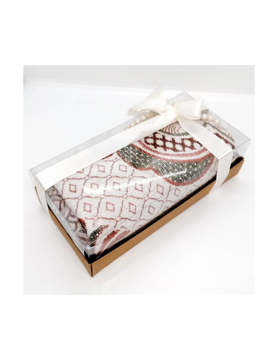 Coffret Cadeau Tapis de Prière + Tasbih Blanc