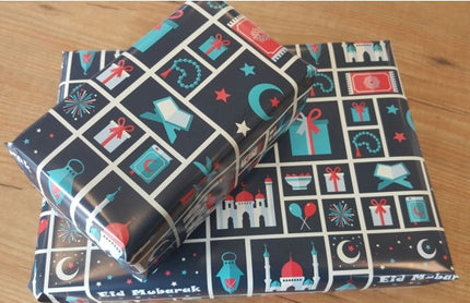 Geschenkpapier Eid Mubarak