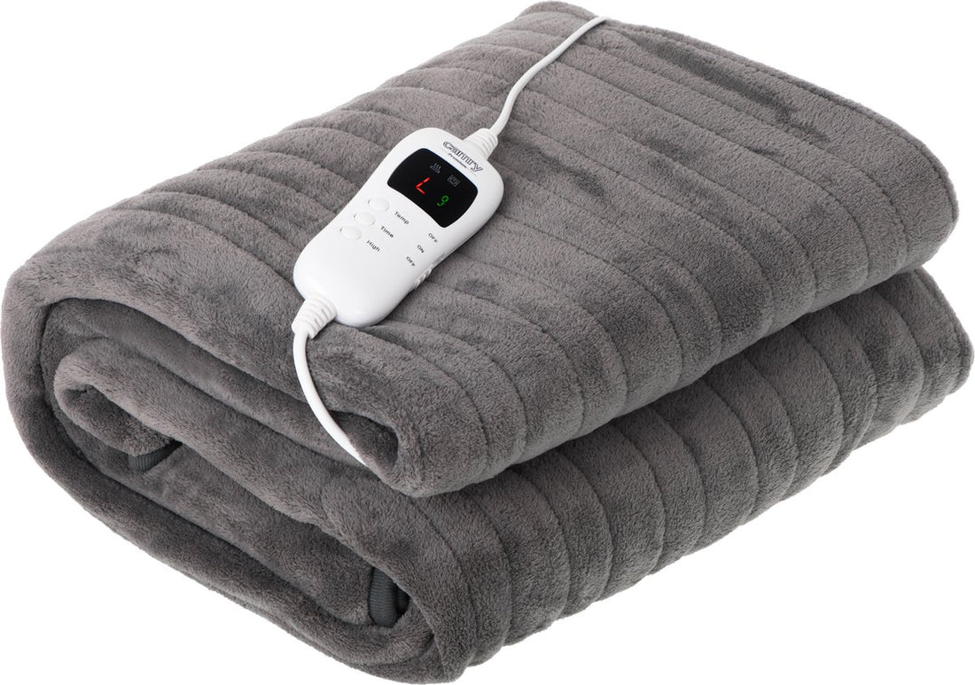Camry 7434 - Couverture chauffante électrique avec minuterie (super douce) 1 personne