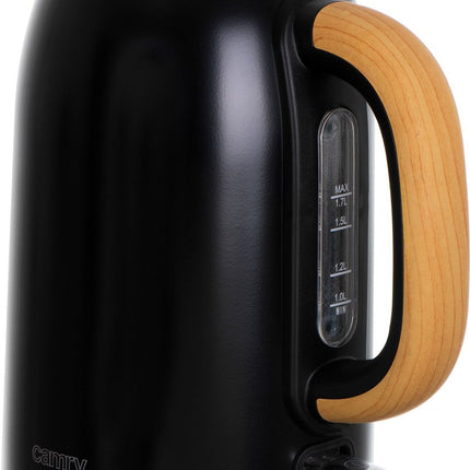 Edelstahl-Wasserkocher - 1,7 Liter - Strix - schwarz