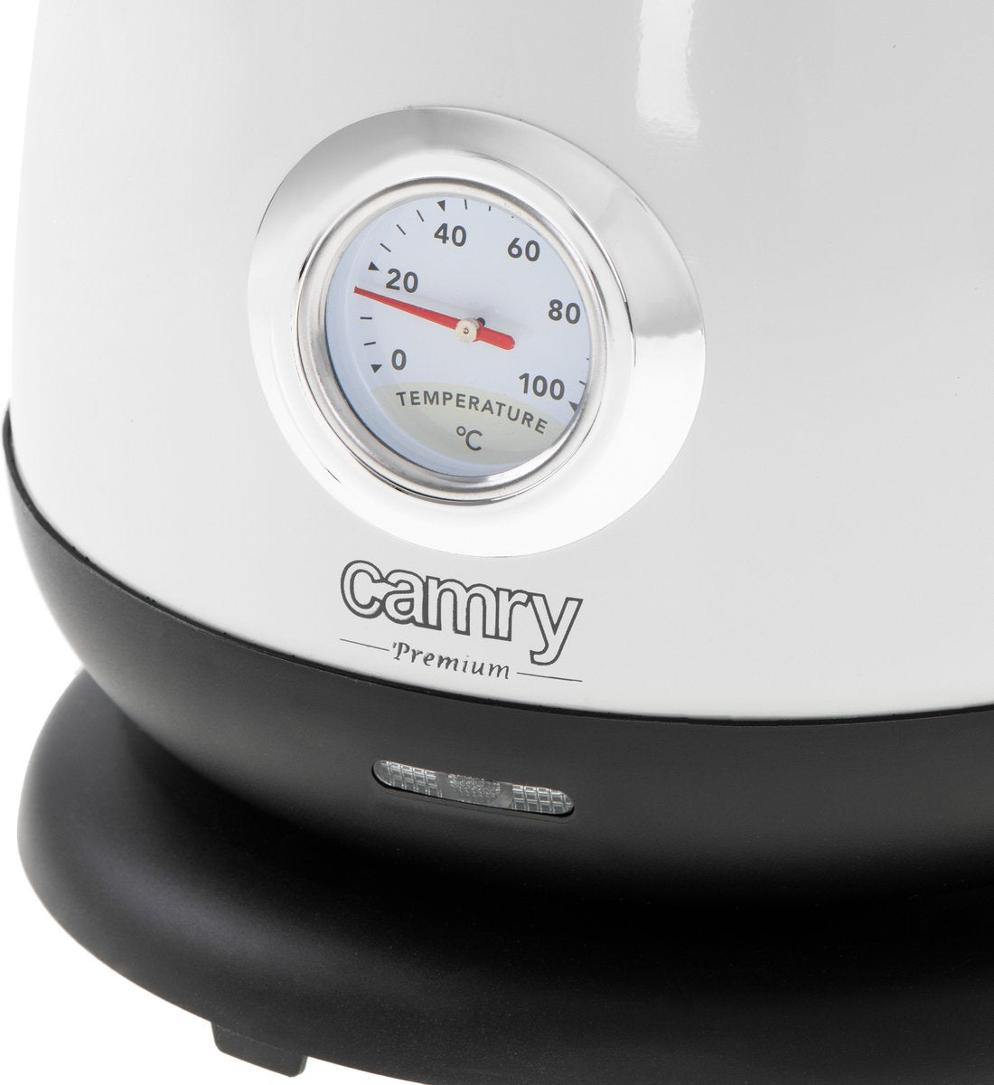 Bouilloire électrique avec thermomètre - 1,7 litre - BLANC