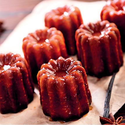 Cannelés Backform Silikon 30,6 x 23,2 x 4cm | 30 Mulden